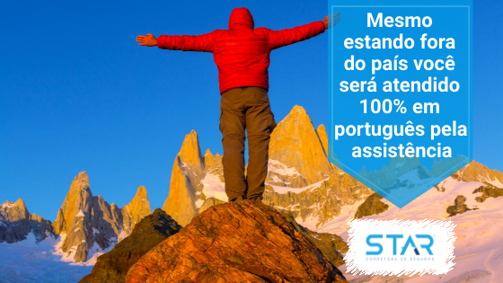 Você será sempre atendido em português por uma das melhores assistências de viagem do Brasil