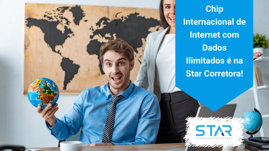 Chip Internacional de Internet com Dados Ilimitados é na Star Corretora!